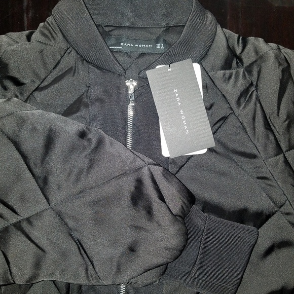 ZARA WOMAN PUFFER BOMBER JACKET NWT - Picture 3 of 6